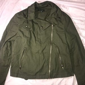Army Green Moto Jacket